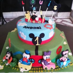 Tort colorat